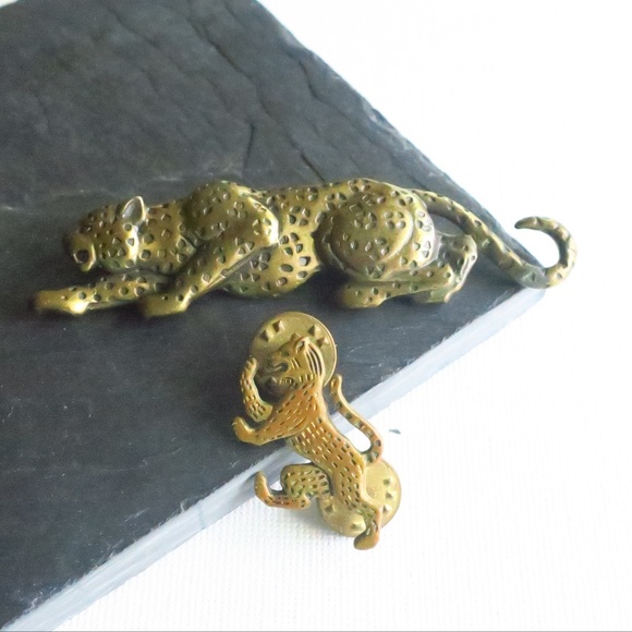 Jewelry - Vintage Jaguar Pins Set of 2 Brooch